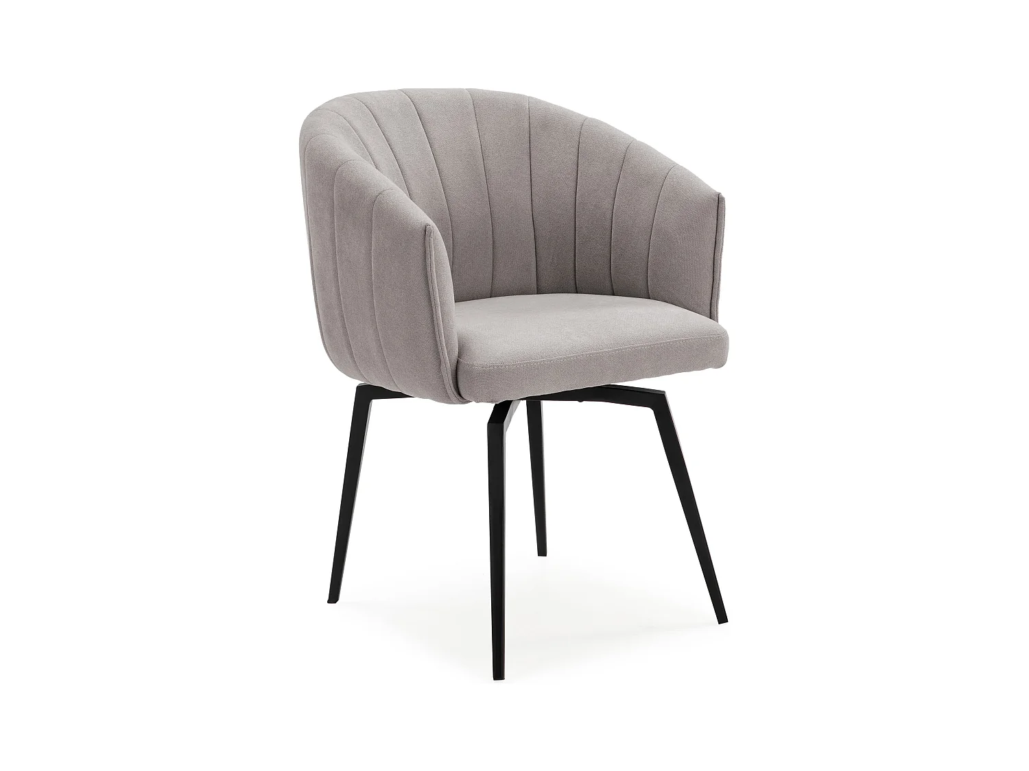 Fauteuil avec structure et pieds en métal 60x60 h81 cm