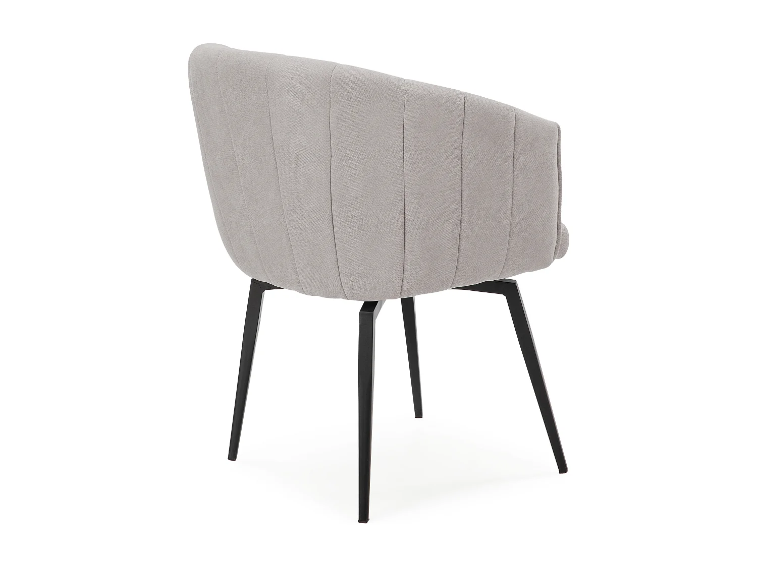 Fauteuil avec structure et pieds en métal 60x60 h81 cm