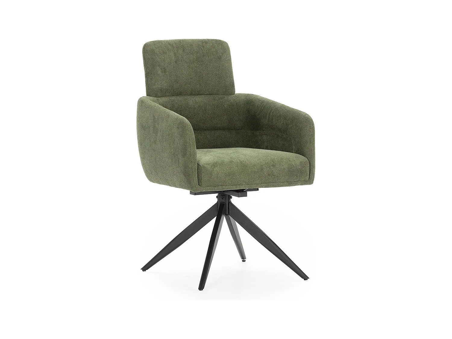 Lot de 2 fauteuils en velours côtelé pieds métal 57x65 h92 cm