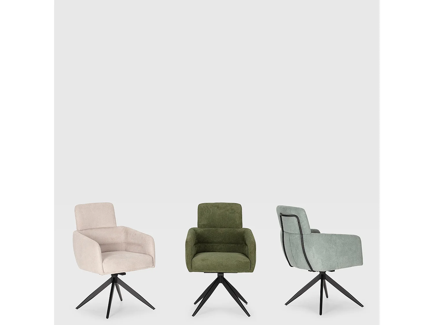 Set di 2 poltrone in velluto a coste con gambe in metallo 57x65 h92 cm