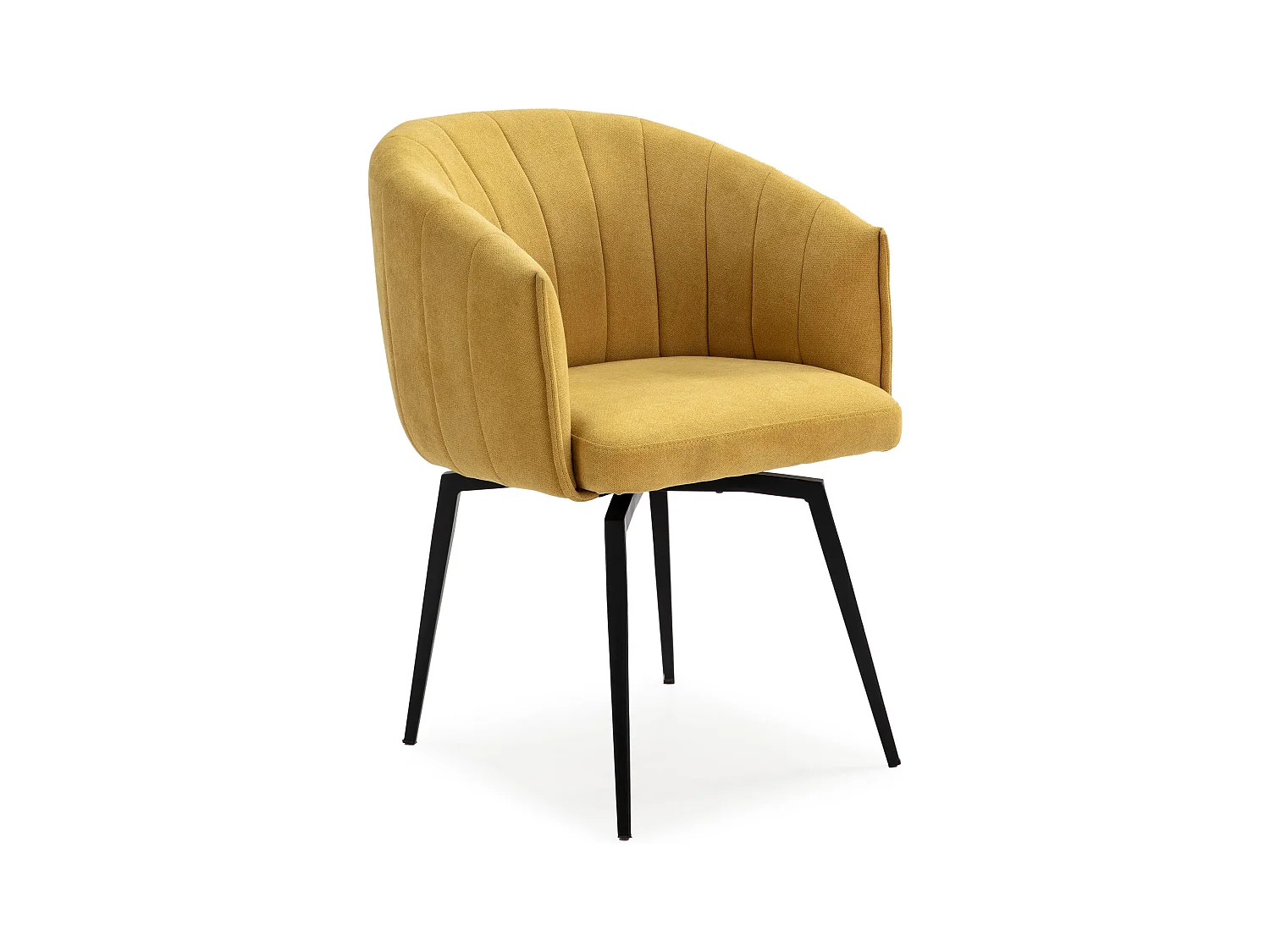 Fauteuil avec structure et pieds en métal 60x60 h81 cm