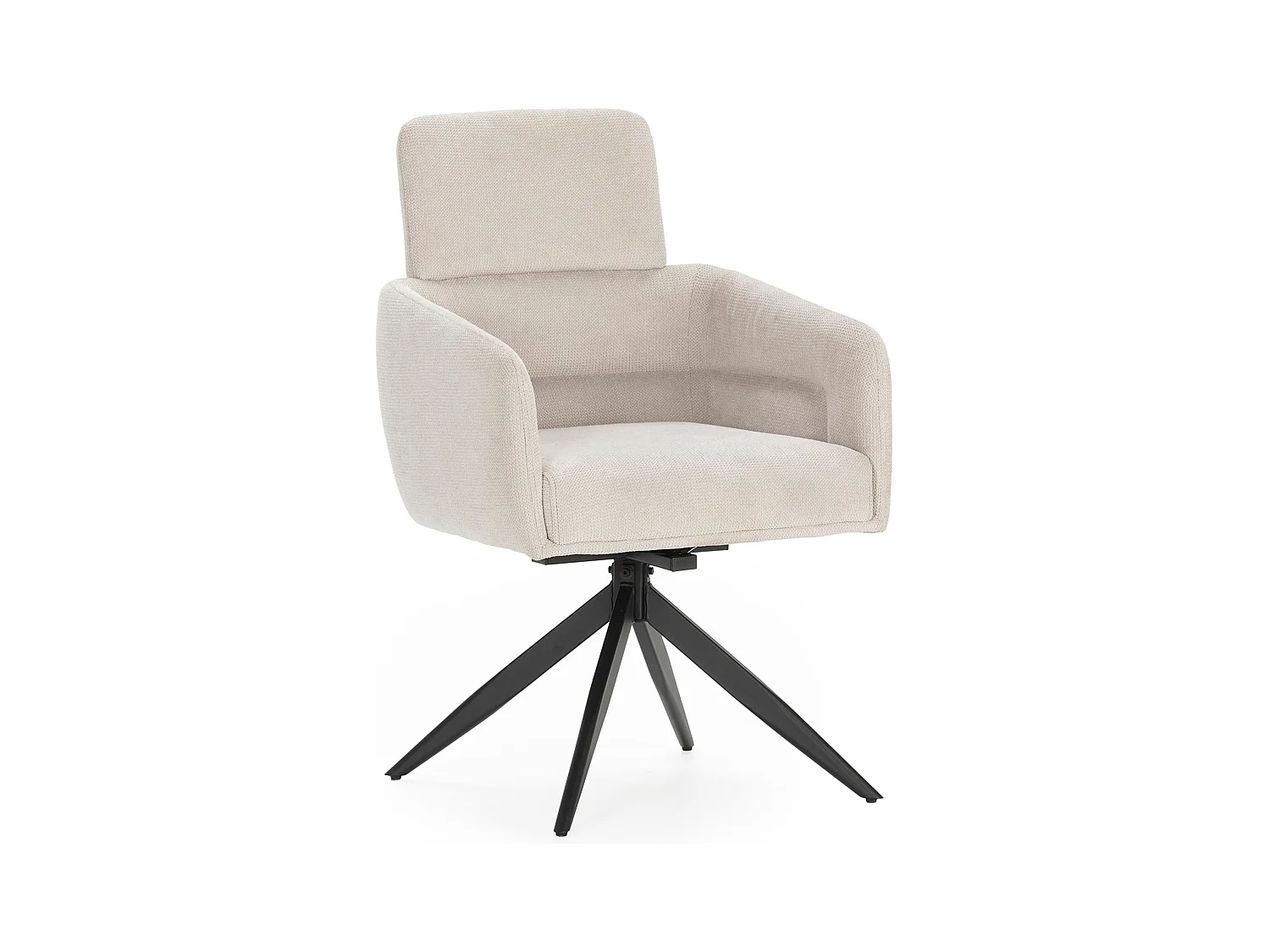 Lot de 2 fauteuils en velours côtelé pieds métal 57x65 h92 cm