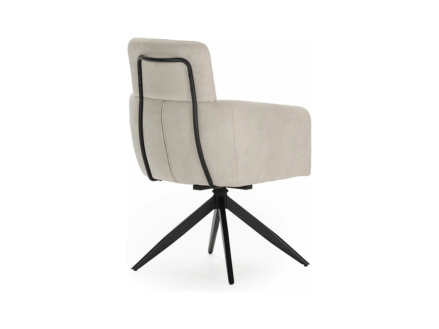 Kavel van 2 velours fauteuils met metalen poten 57x65 h92 cm