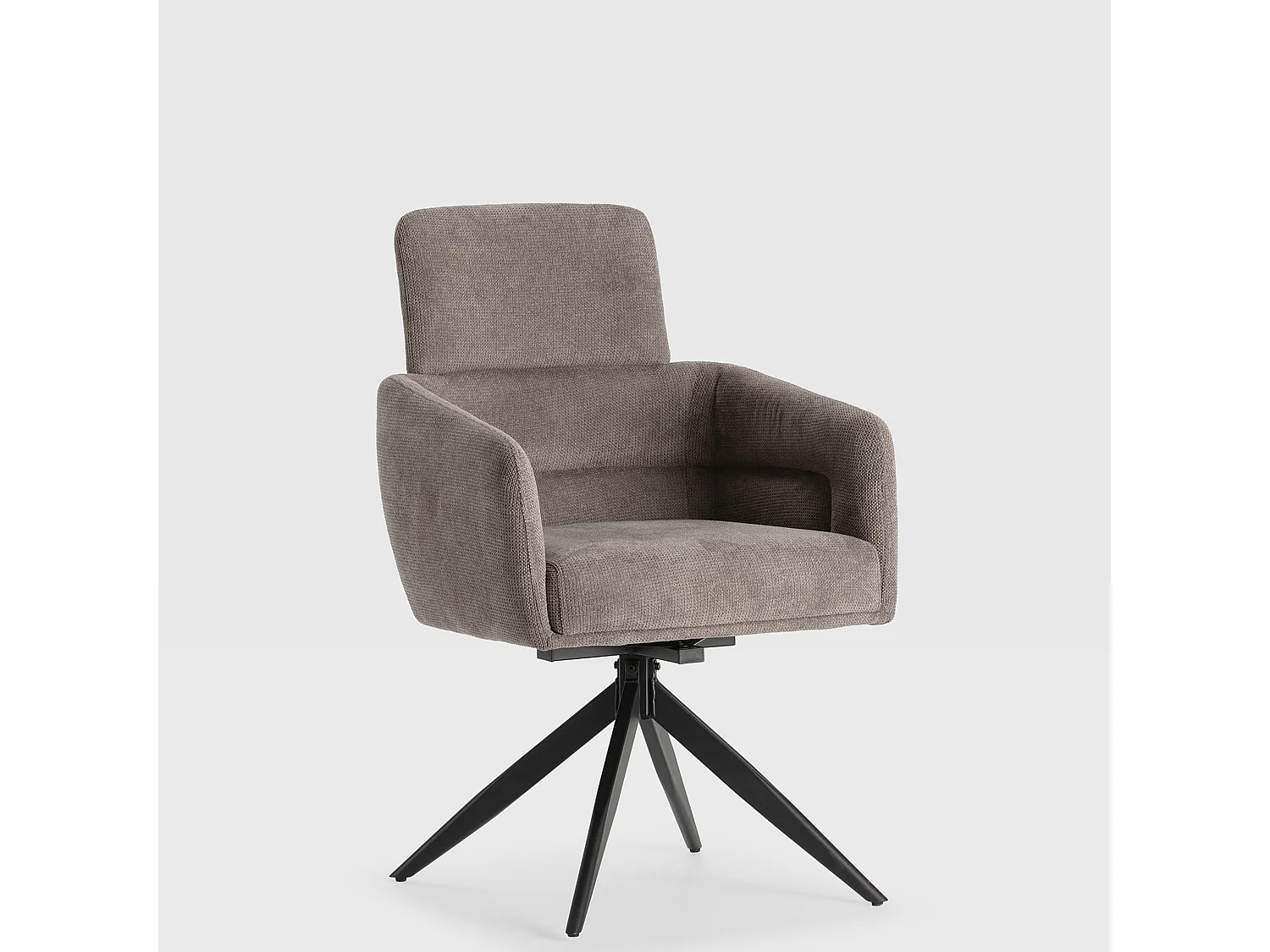 Lot de 2 fauteuils en velours côtelé pieds métal 57x65 h92 cm