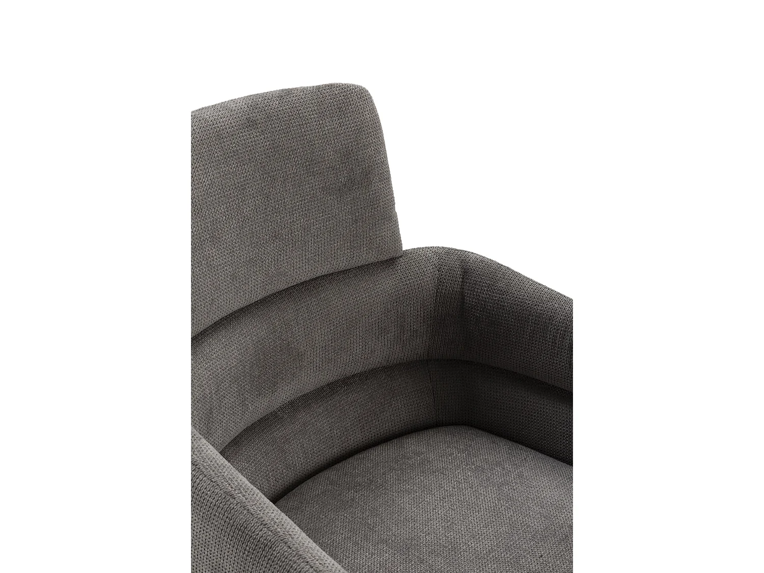 Kavel van 2 velours fauteuils met metalen poten 57x65 h92 cm