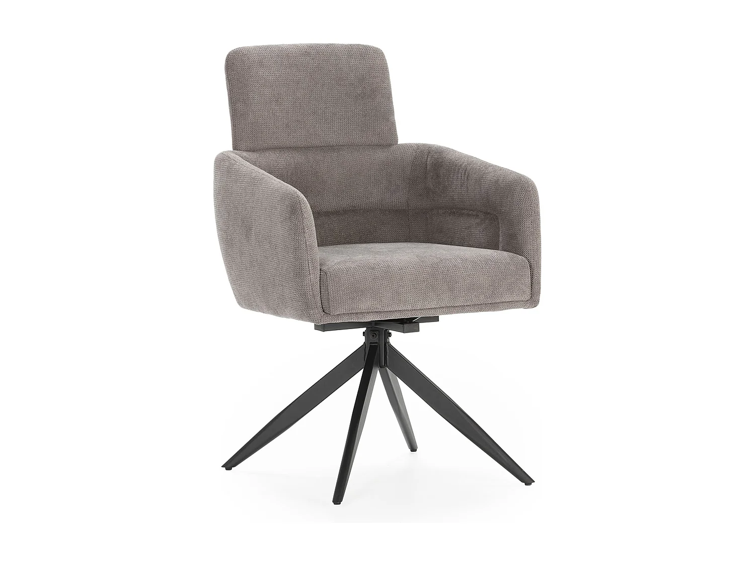 Kavel van 2 velours fauteuils met metalen poten 57x65 h92 cm