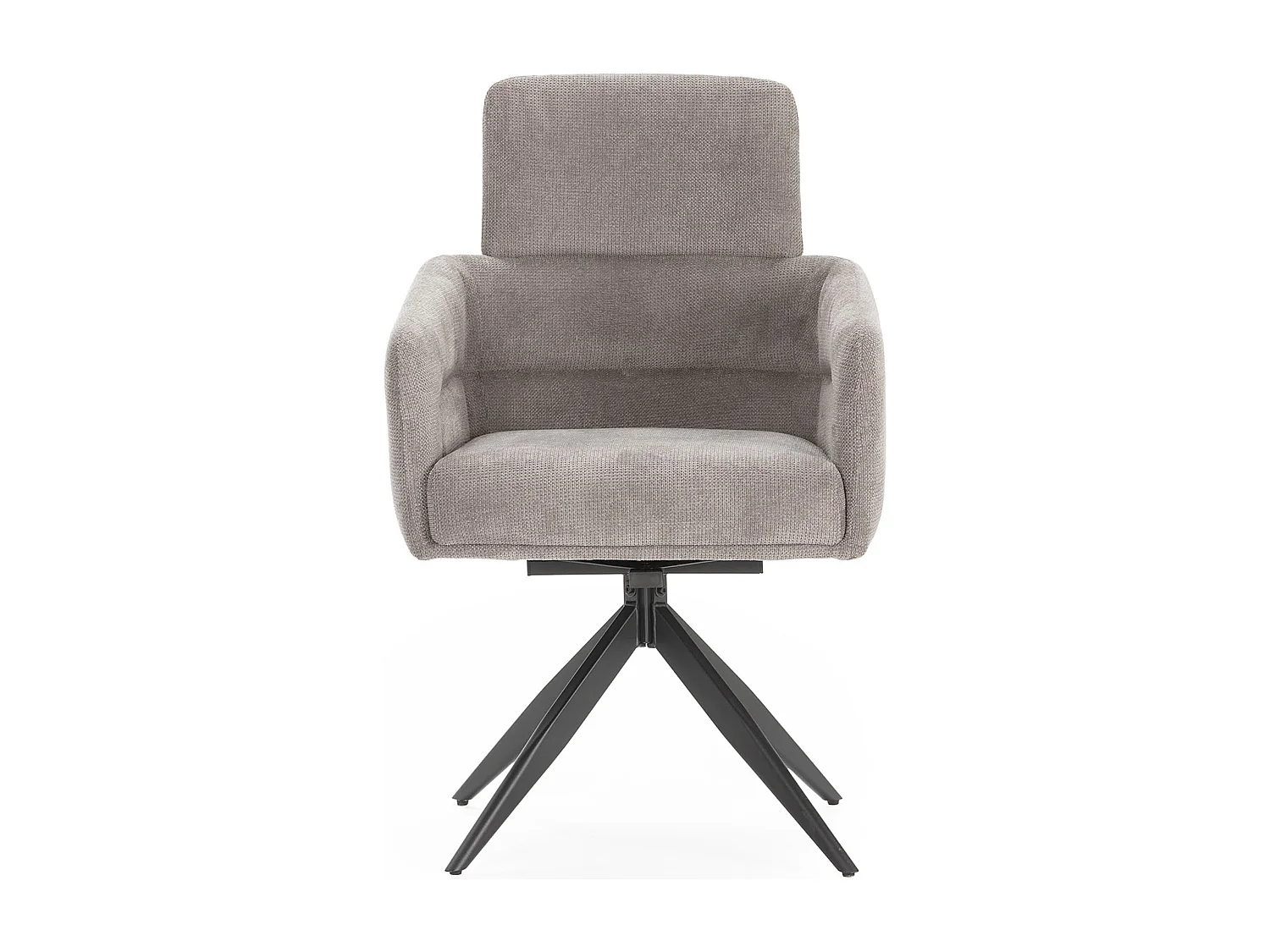 Kavel van 2 velours fauteuils met metalen poten 57x65 h92 cm