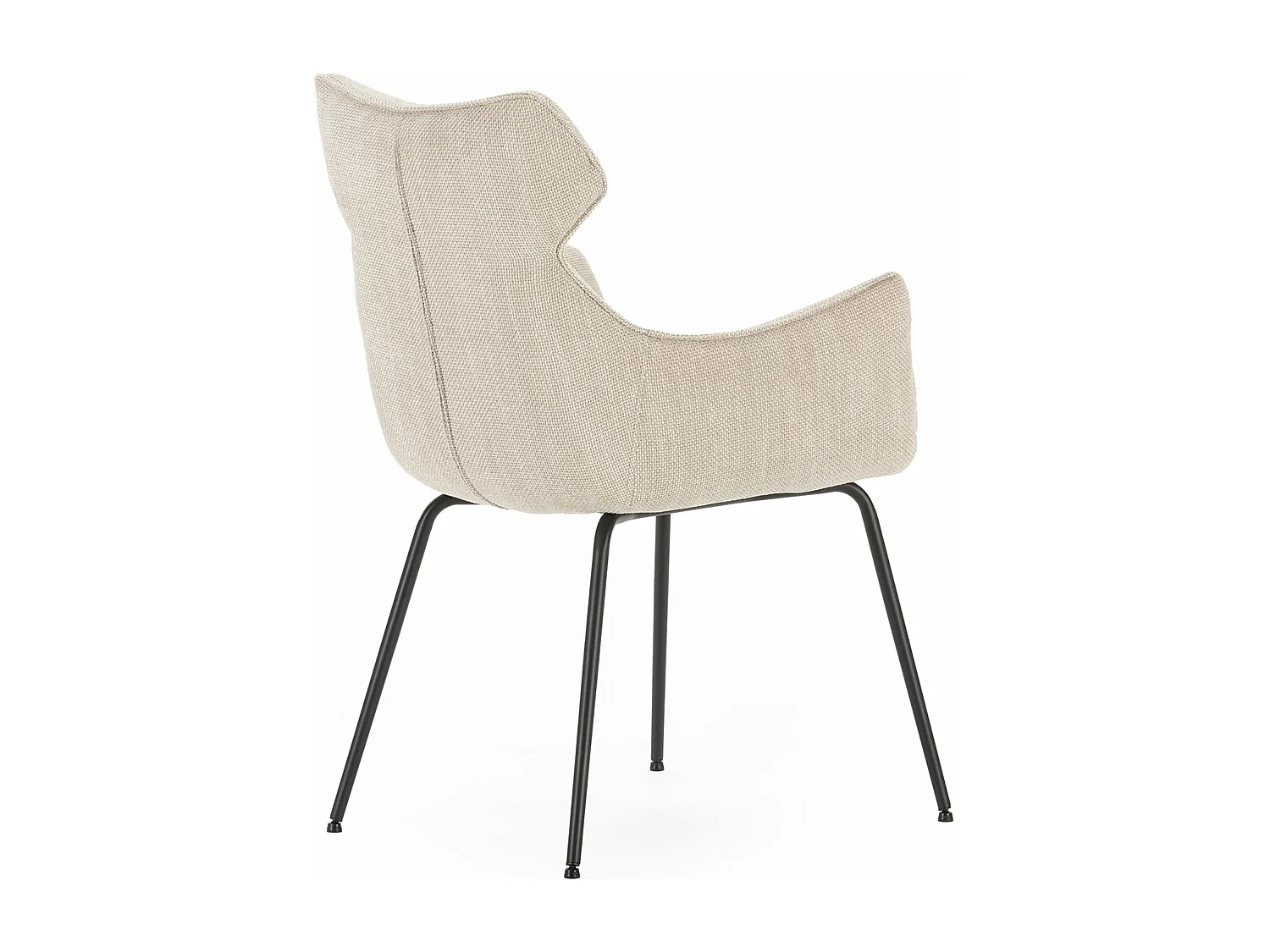 Lot de 2 fauteuils en velours côtelé pieds métal 60x65 h90 cm