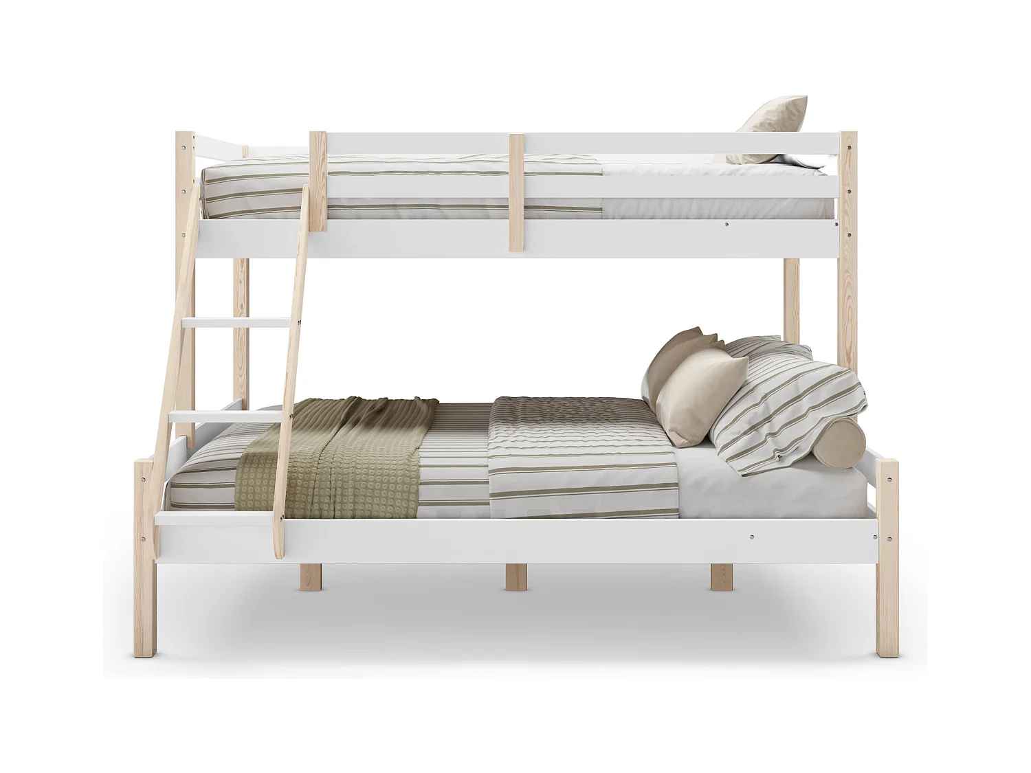 Lits superposés couchages 90x190 cm et 140x190 cm - ÉVY