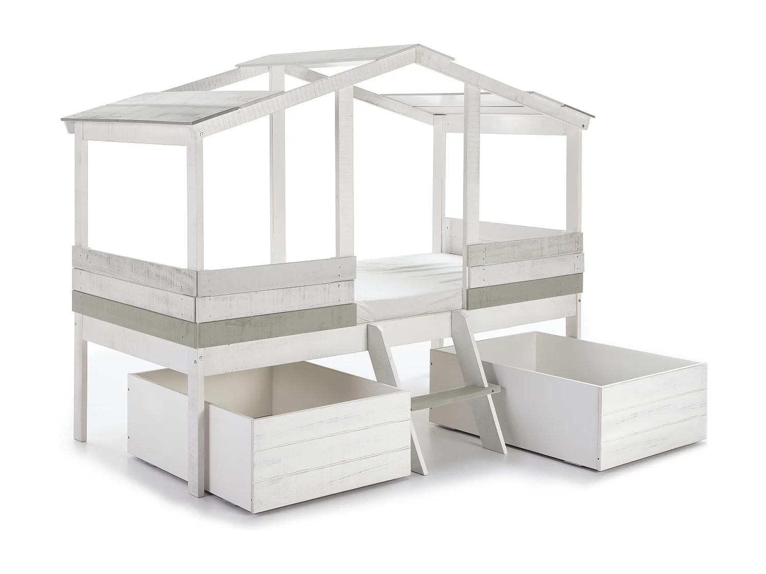 Cama estilo casa 206x165 cm