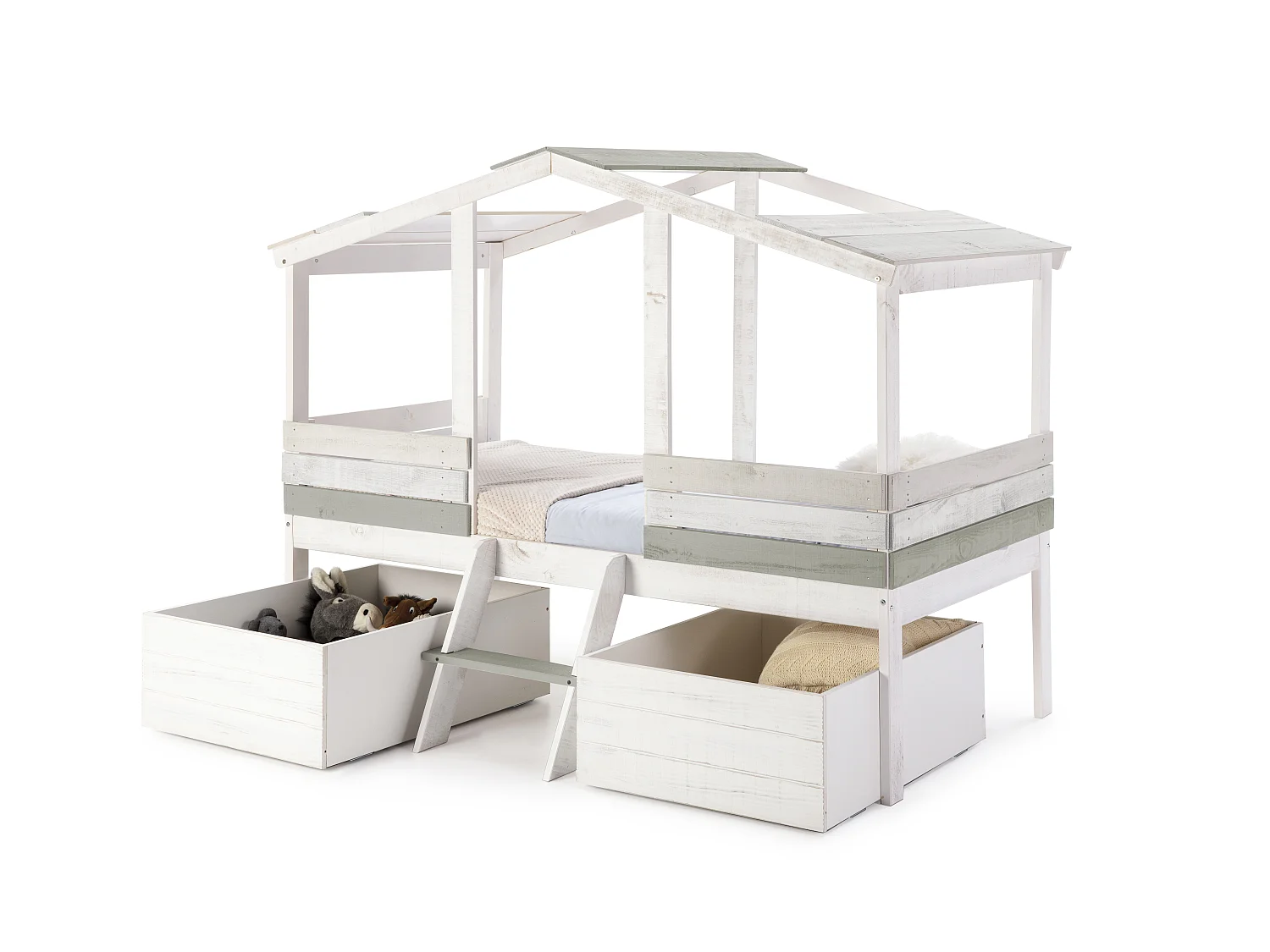 Cama estilo casa 206x165 cm