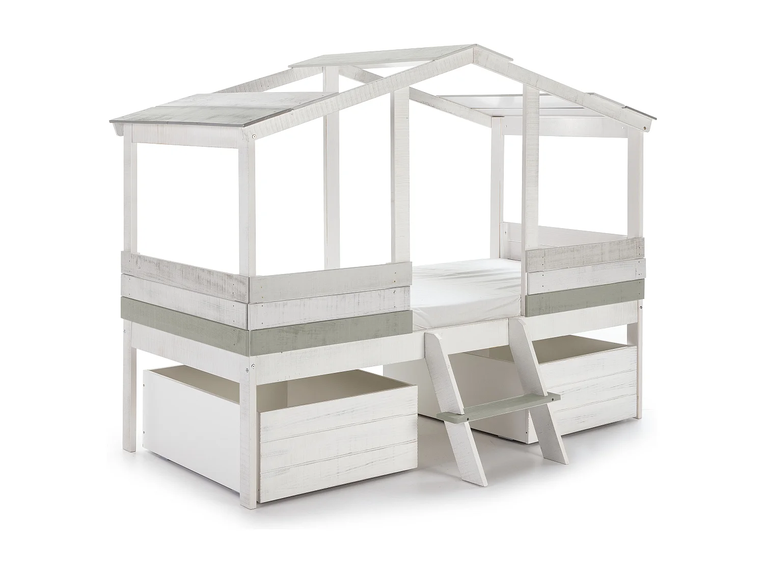 Cama estilo casa 206x165 cm