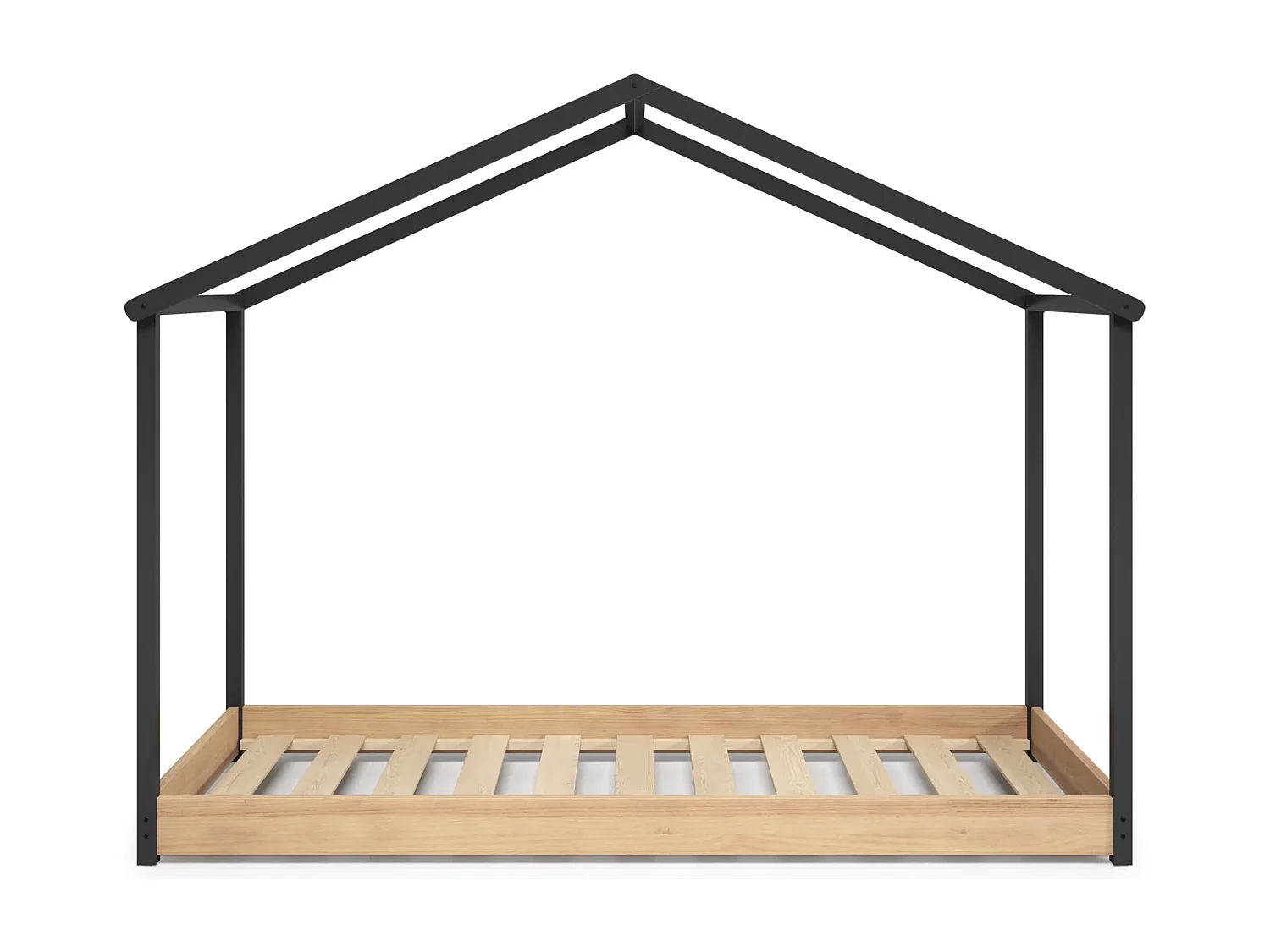 Verlichte stijl maison noir en chêne 216x164 cm