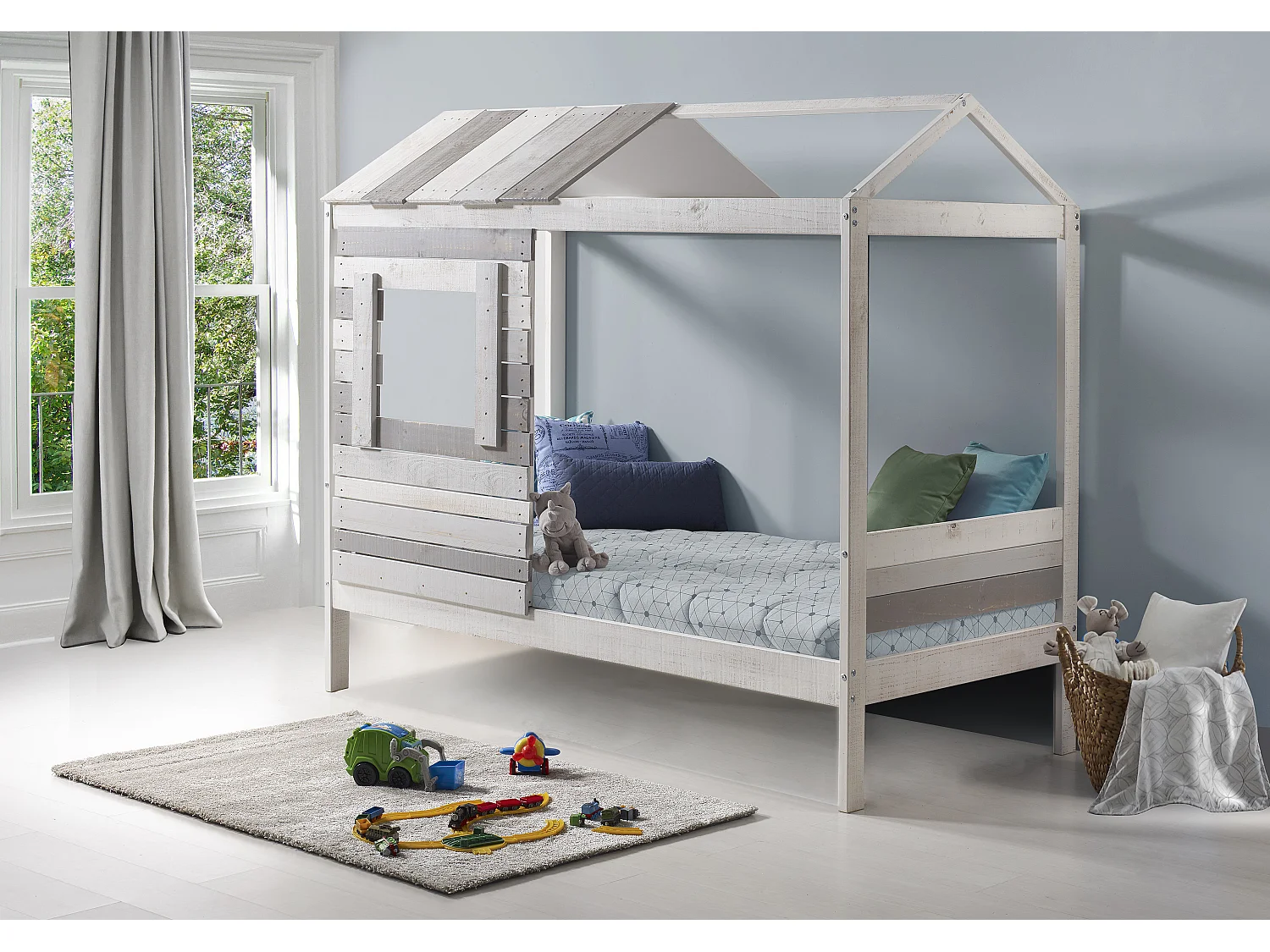 Cama estilo casa 200x181 cm