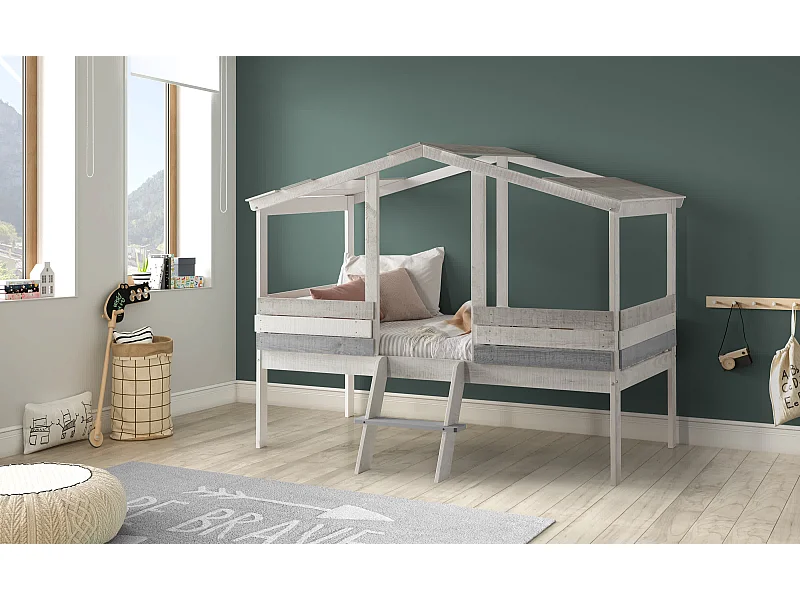 Cama estilo casa 206x165 cm