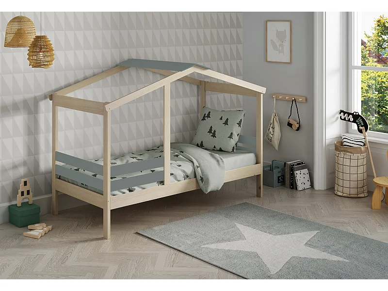 Lit style maison 205x147 cm