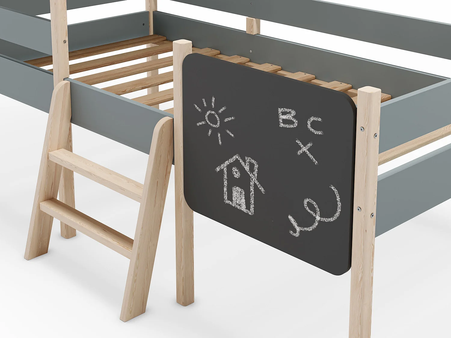 Letto a stile casetta 203x176 cm