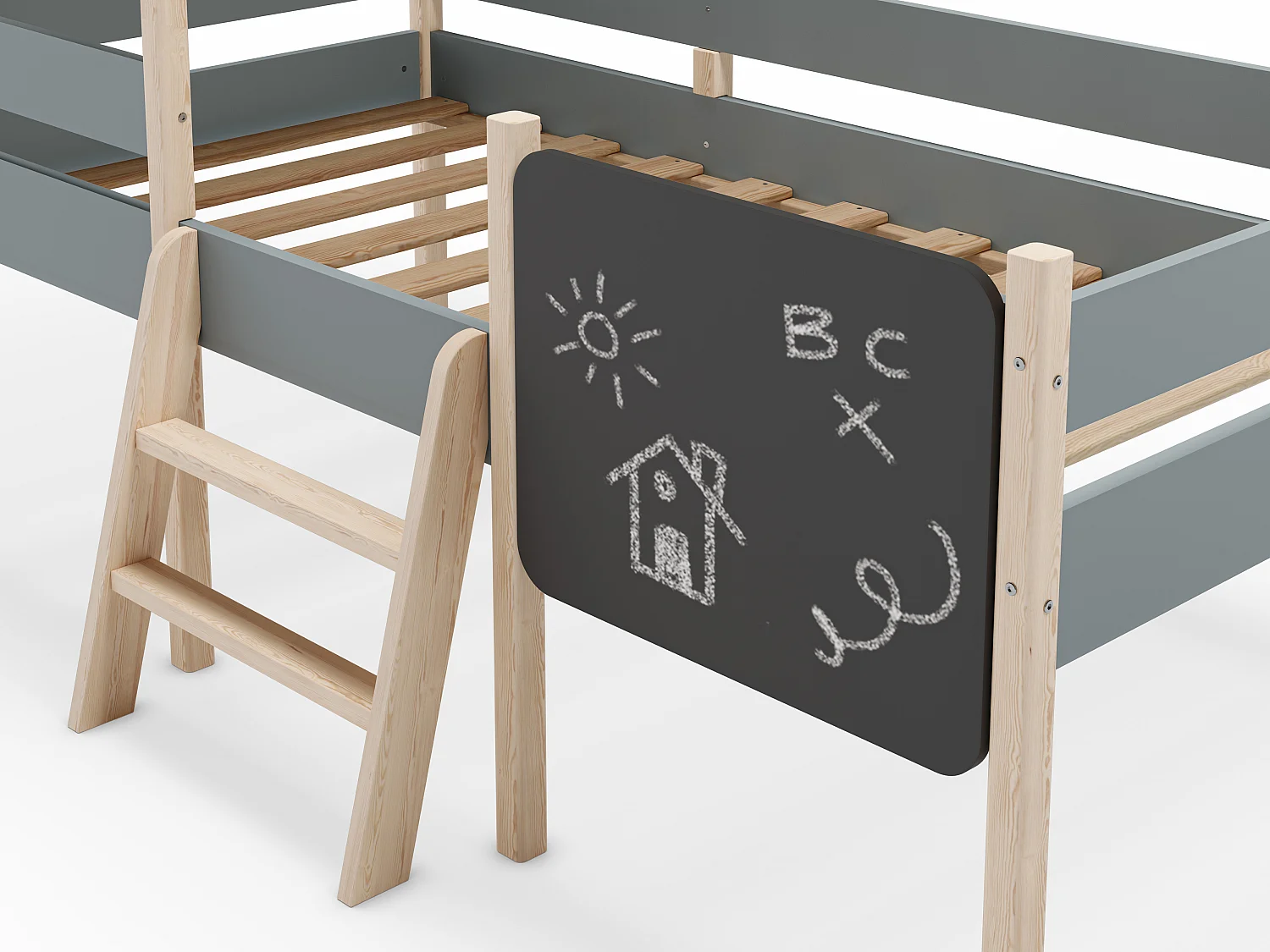 Letto a stile casetta 203x176 cm