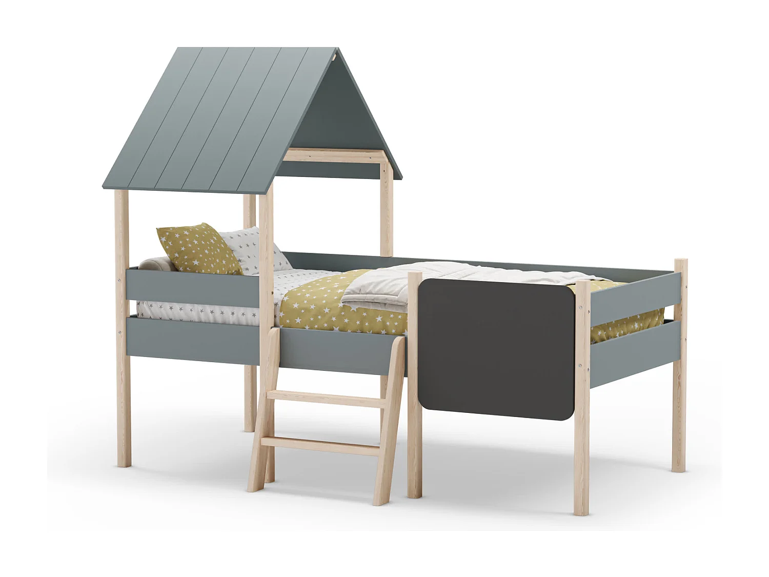 Cama estilo casa 203x176 cm