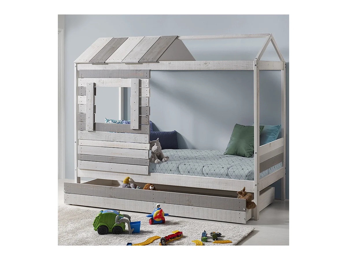 Lit style maison 200x181 cm