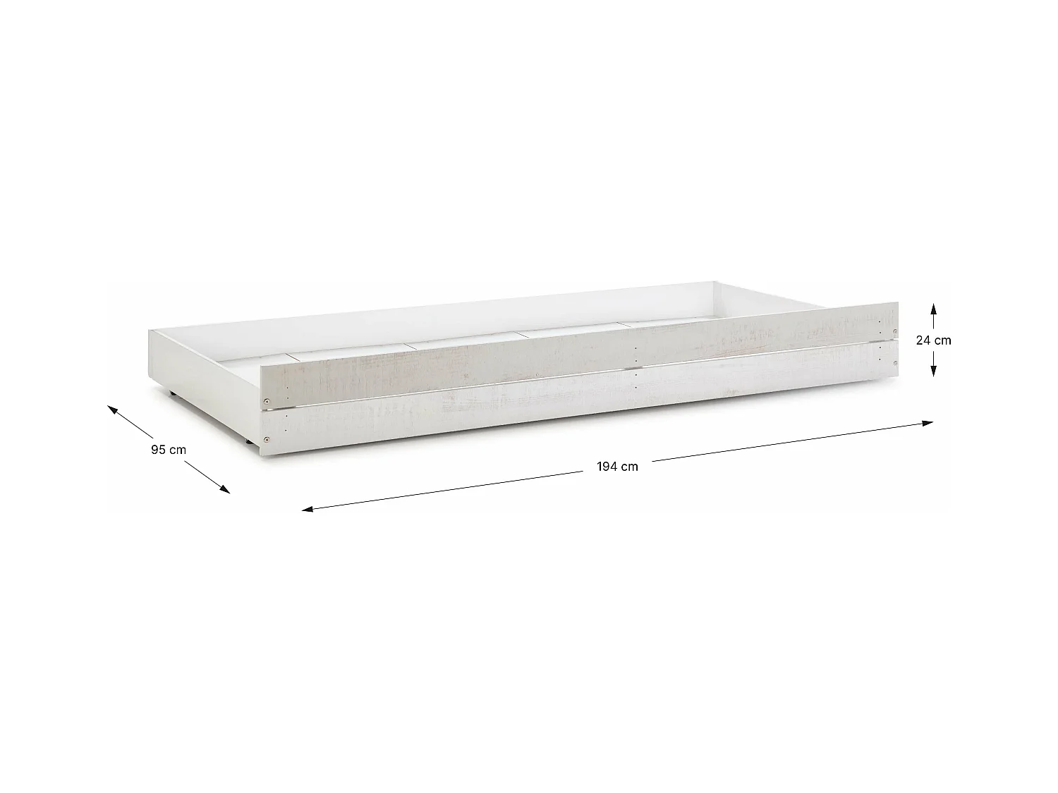 Lit style maison gris 208x183 cm