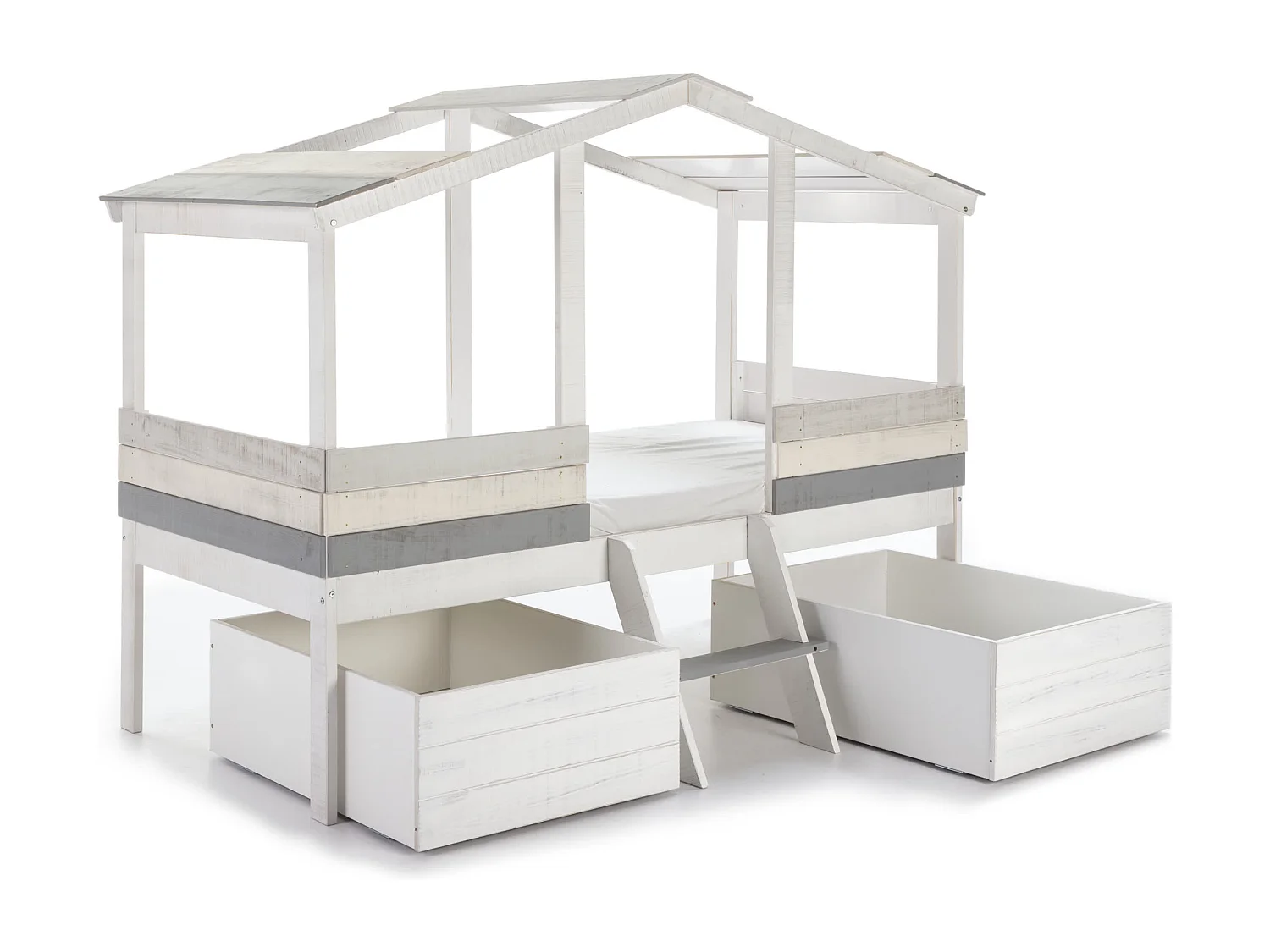 Cama estilo casa 206x165 cm