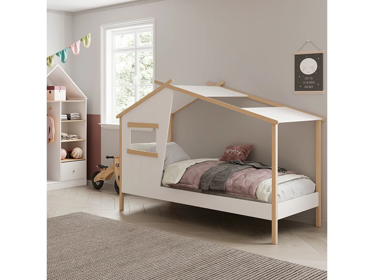 Cama estilo casa 215x158 cm