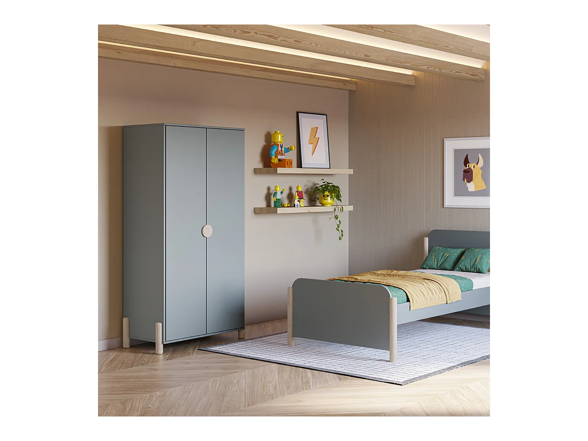 Armoire 2 portes H180 cm - DAPHNÉ