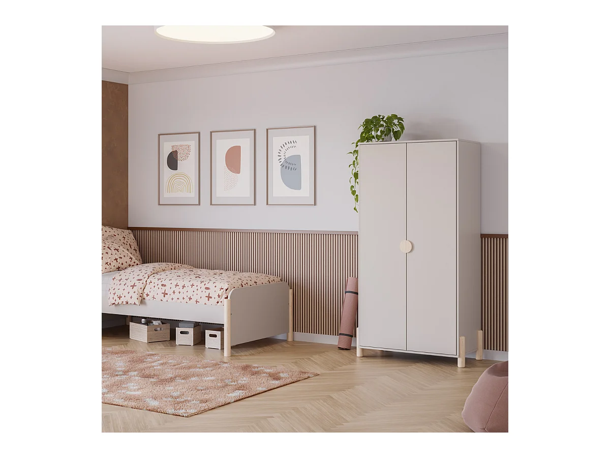 Armoire 2 portes H180 cm - DAPHNÉ