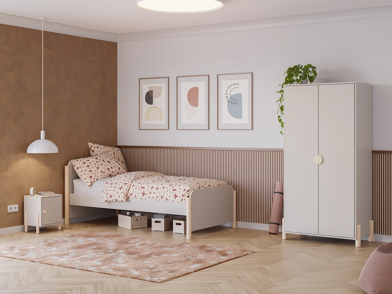 Armoire 2 portes H180 cm - DAPHNÉ