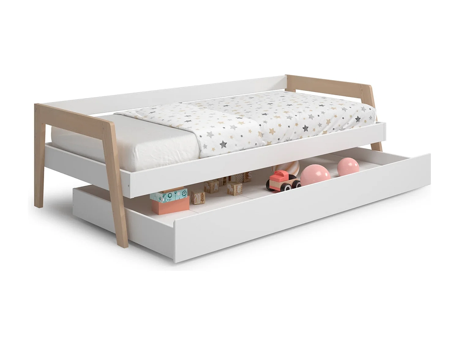 Verlichte pont gigogne dubbel 208x96 cm