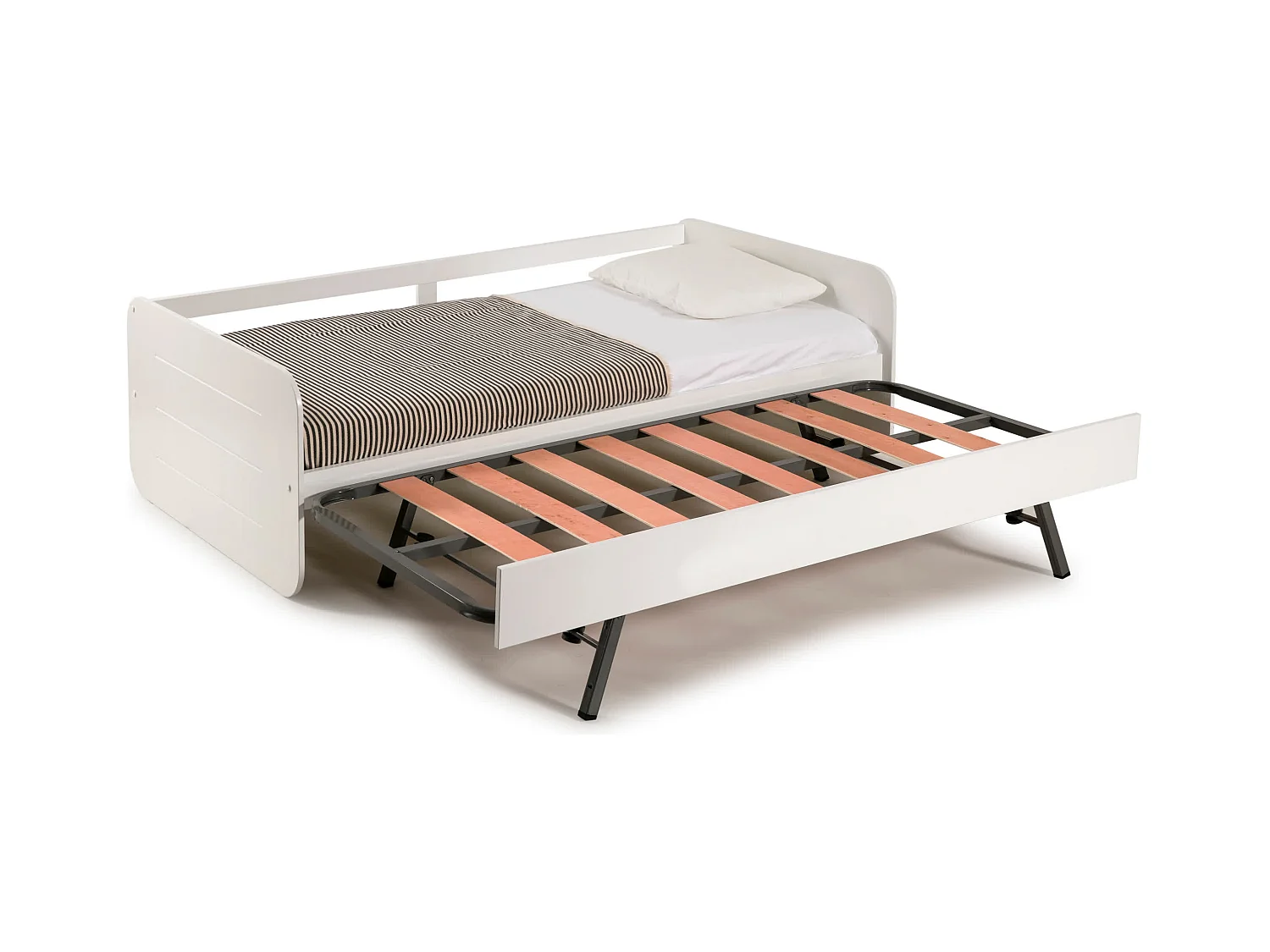 Doppio letto a ponte estraibile 195x105 cm