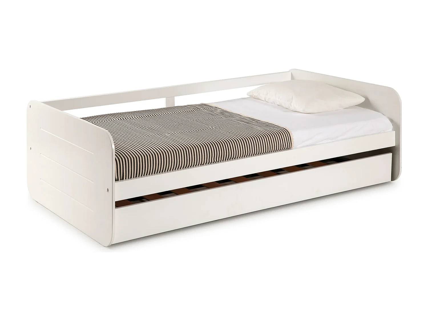 Cama puente doble extraíble 195x105 cm