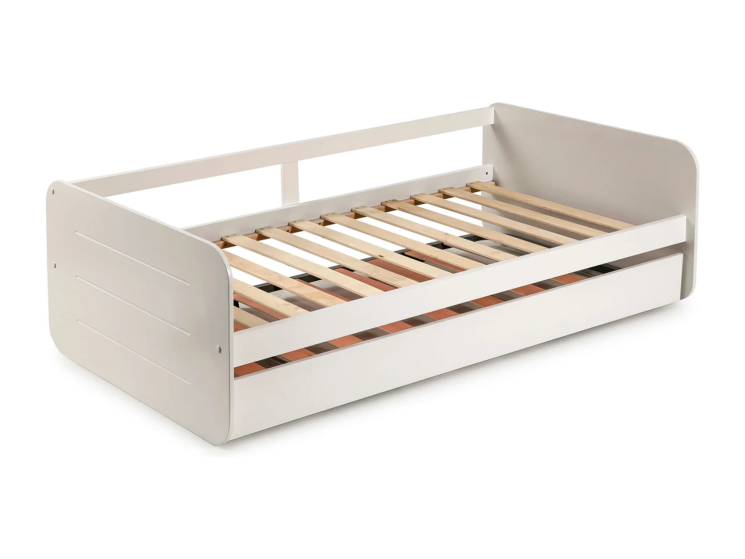 Lit pont gigogne double 195x105 cm