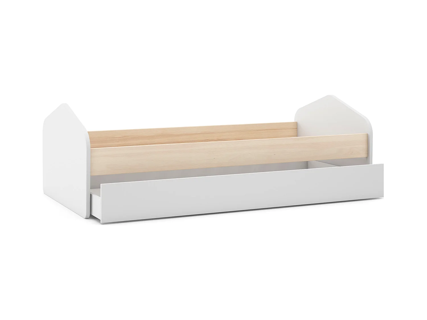 Letto singolo con cassettone estraibile 205x100 cm