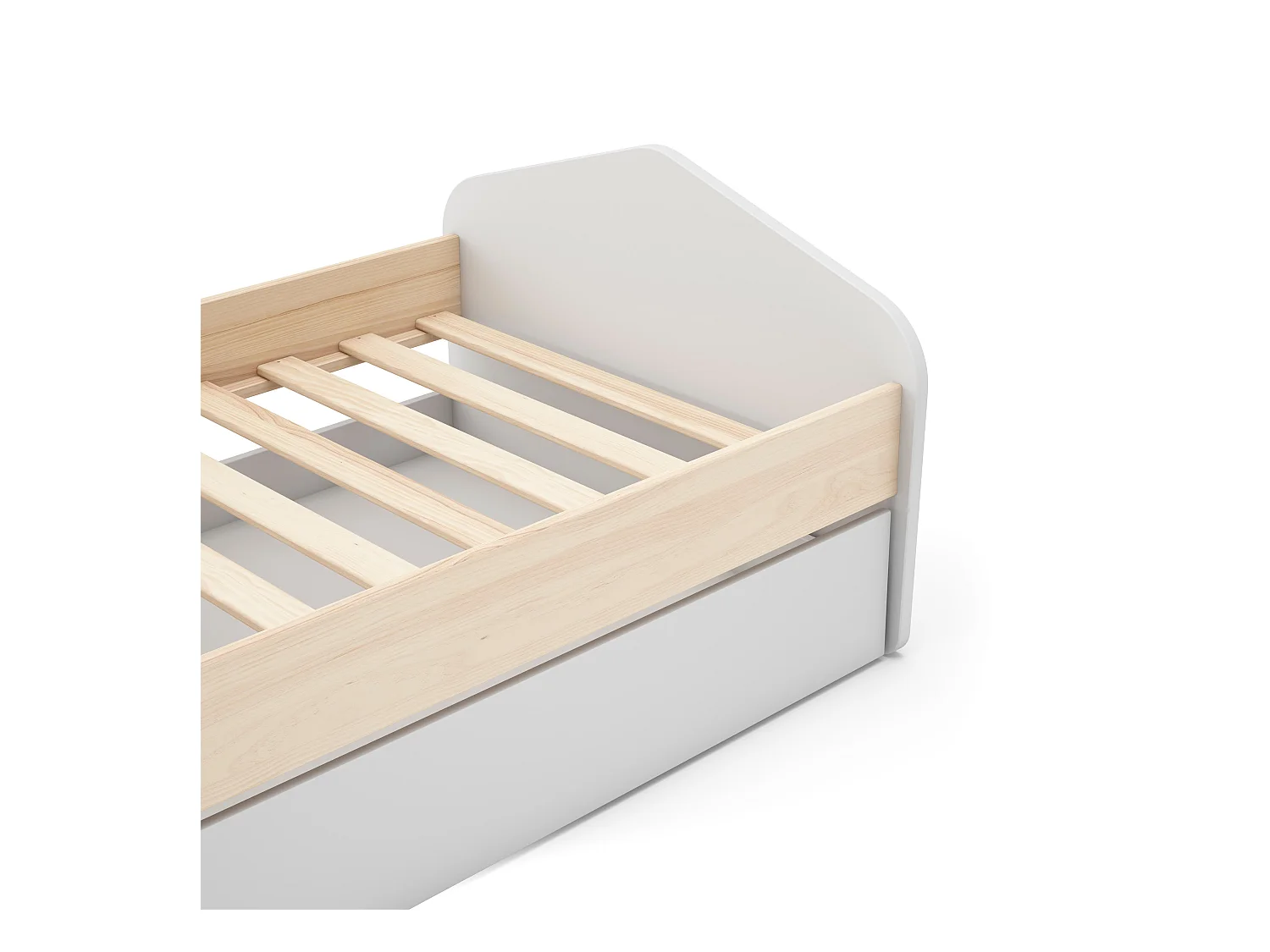 Letto singolo con cassettone estraibile 205x100 cm