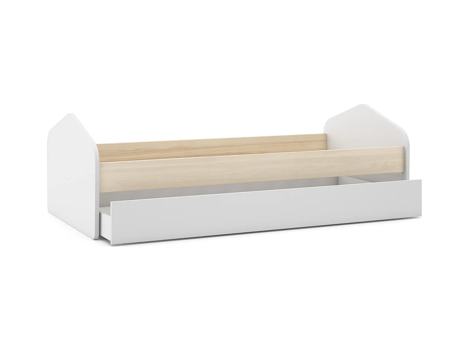 Letto singolo con cassettone estraibile 205x100 cm