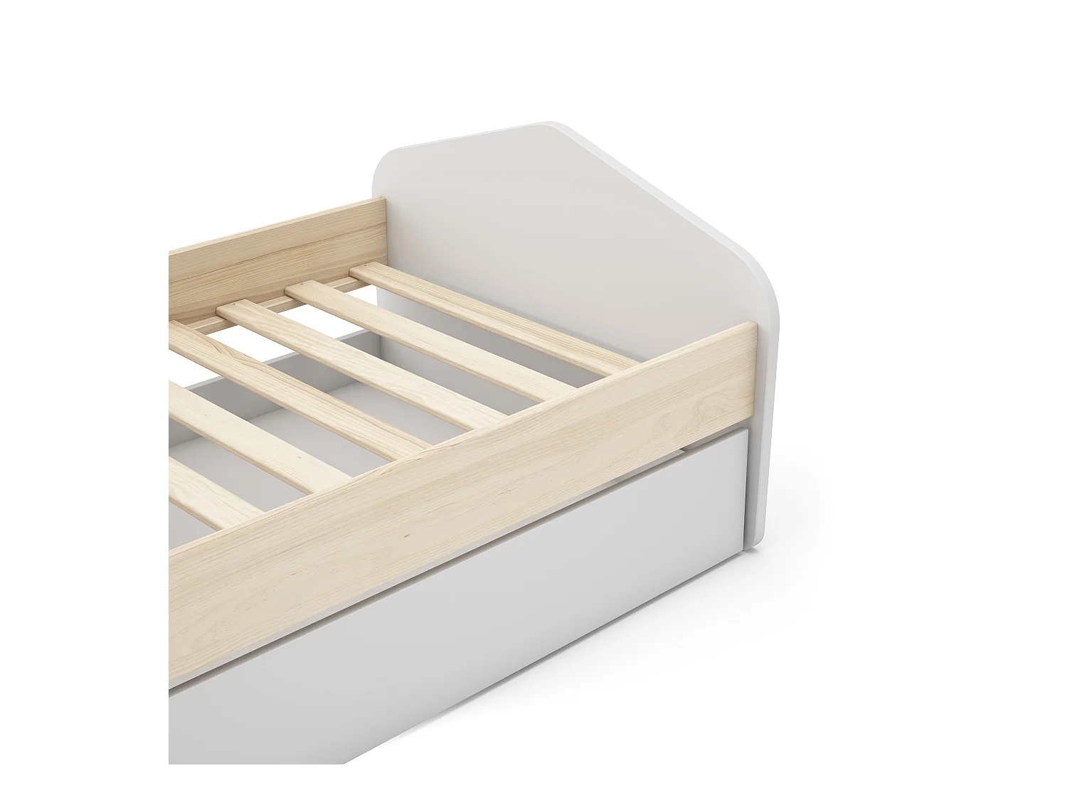 Letto singolo con cassettone estraibile 205x100 cm