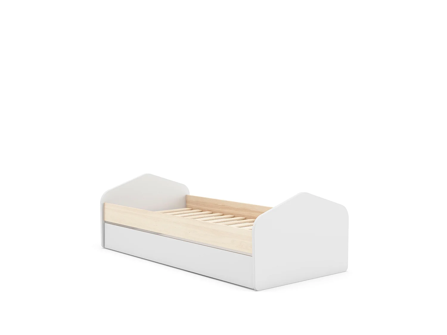 Individueel bed met extra vak 205x100 cm