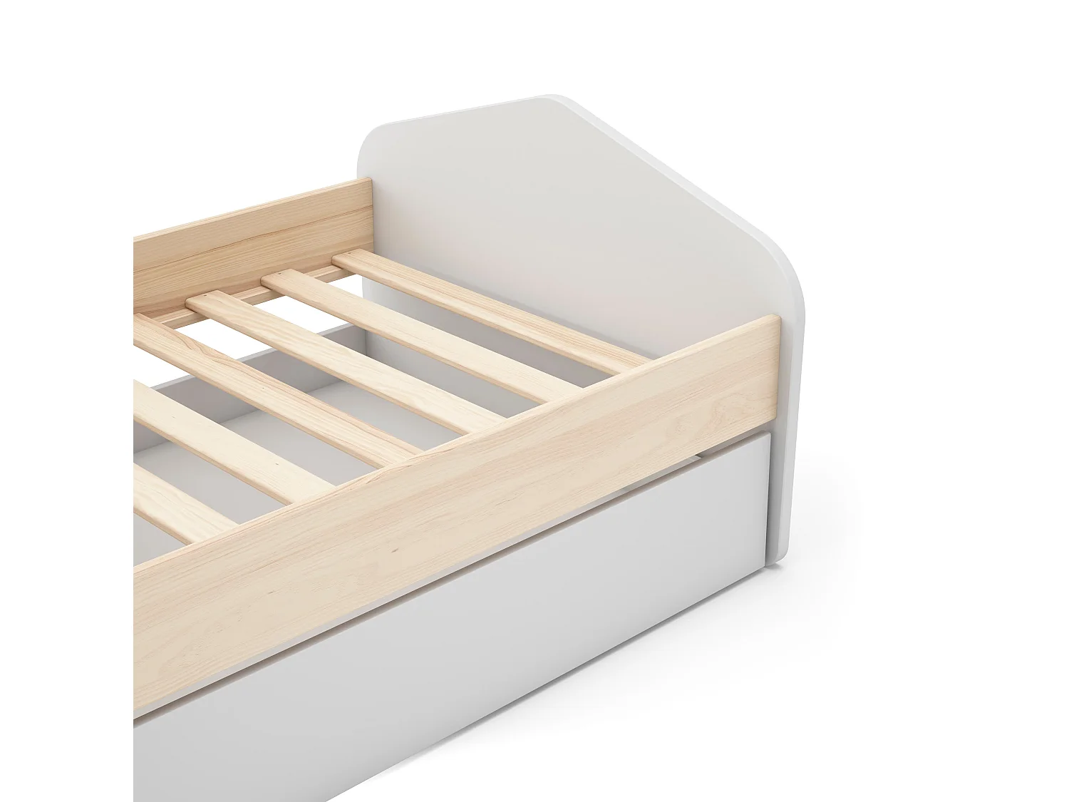 Individueel bed met extra vak 205x100 cm