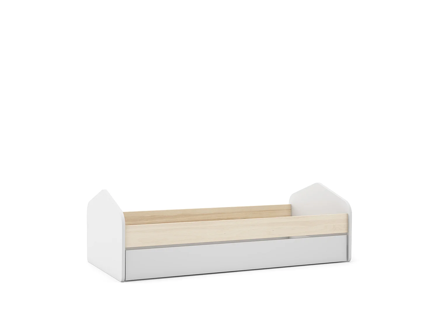 Individueel bed met extra vak 205x100 cm