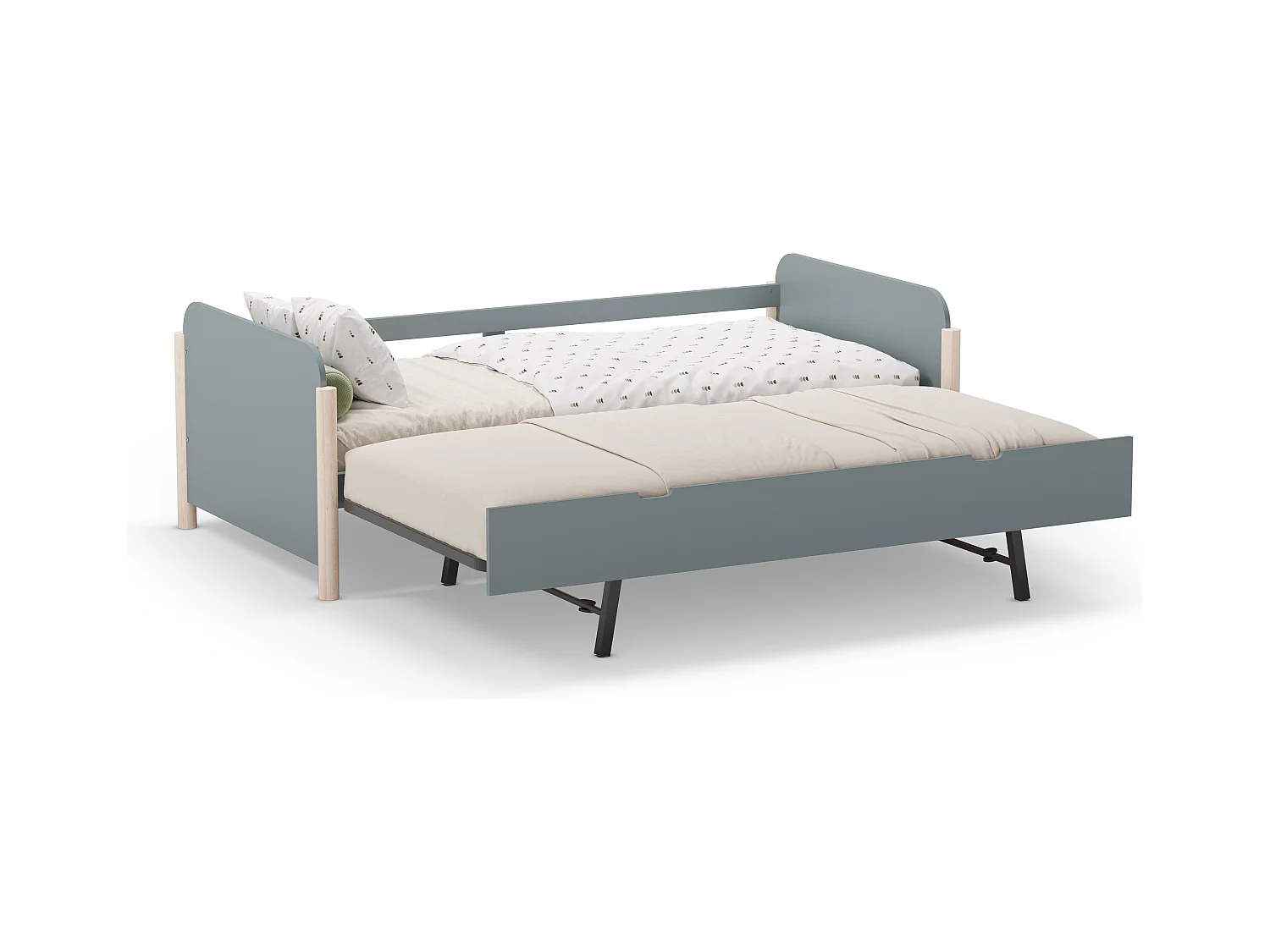 Doppio letto a ponte estraibile 203x108 cm