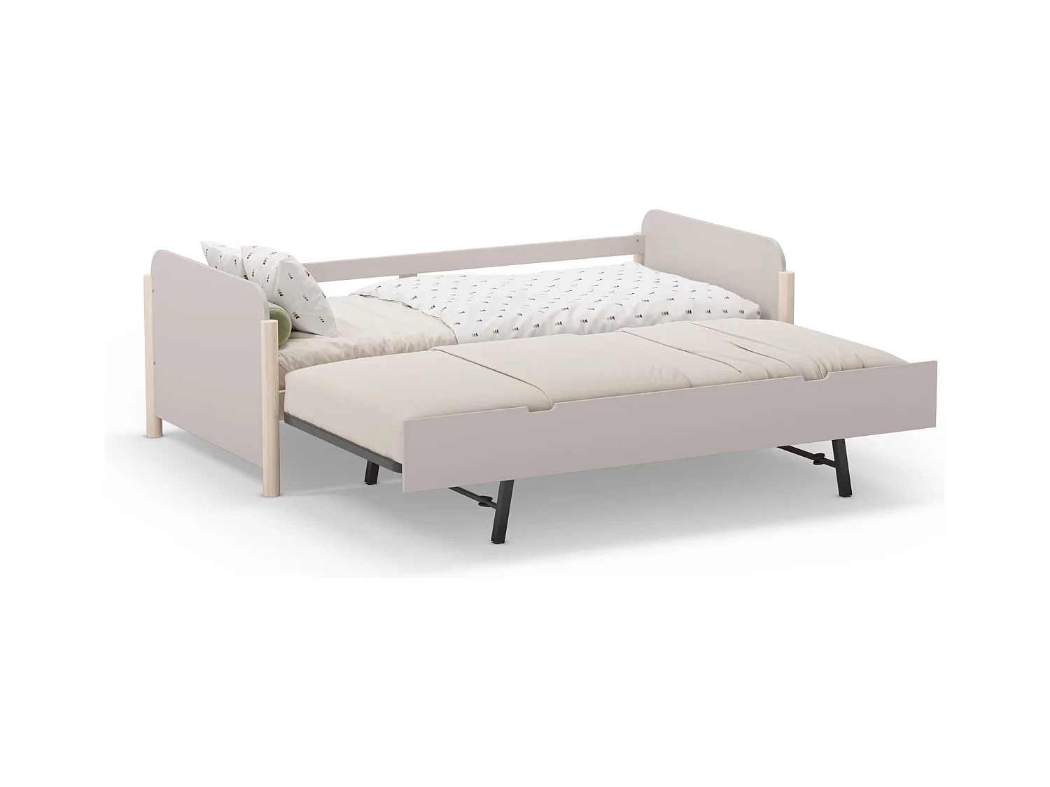 Doppio letto a ponte estraibile 203x108 cm