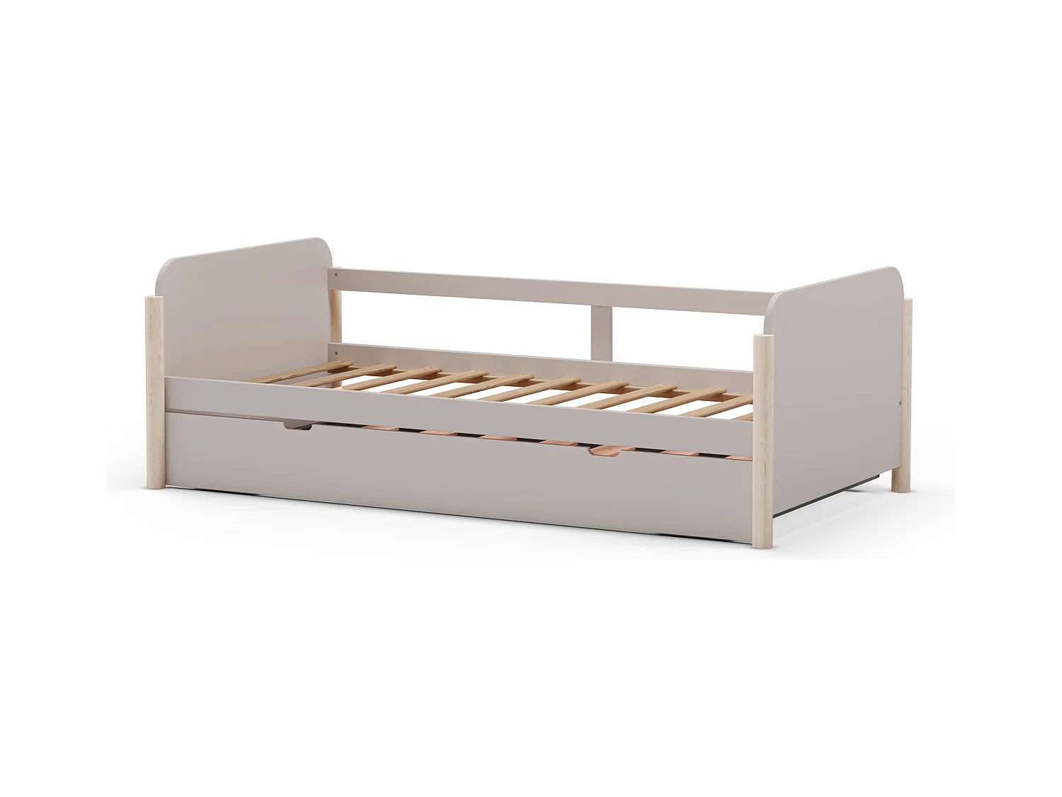 Doppio letto a ponte estraibile 203x108 cm