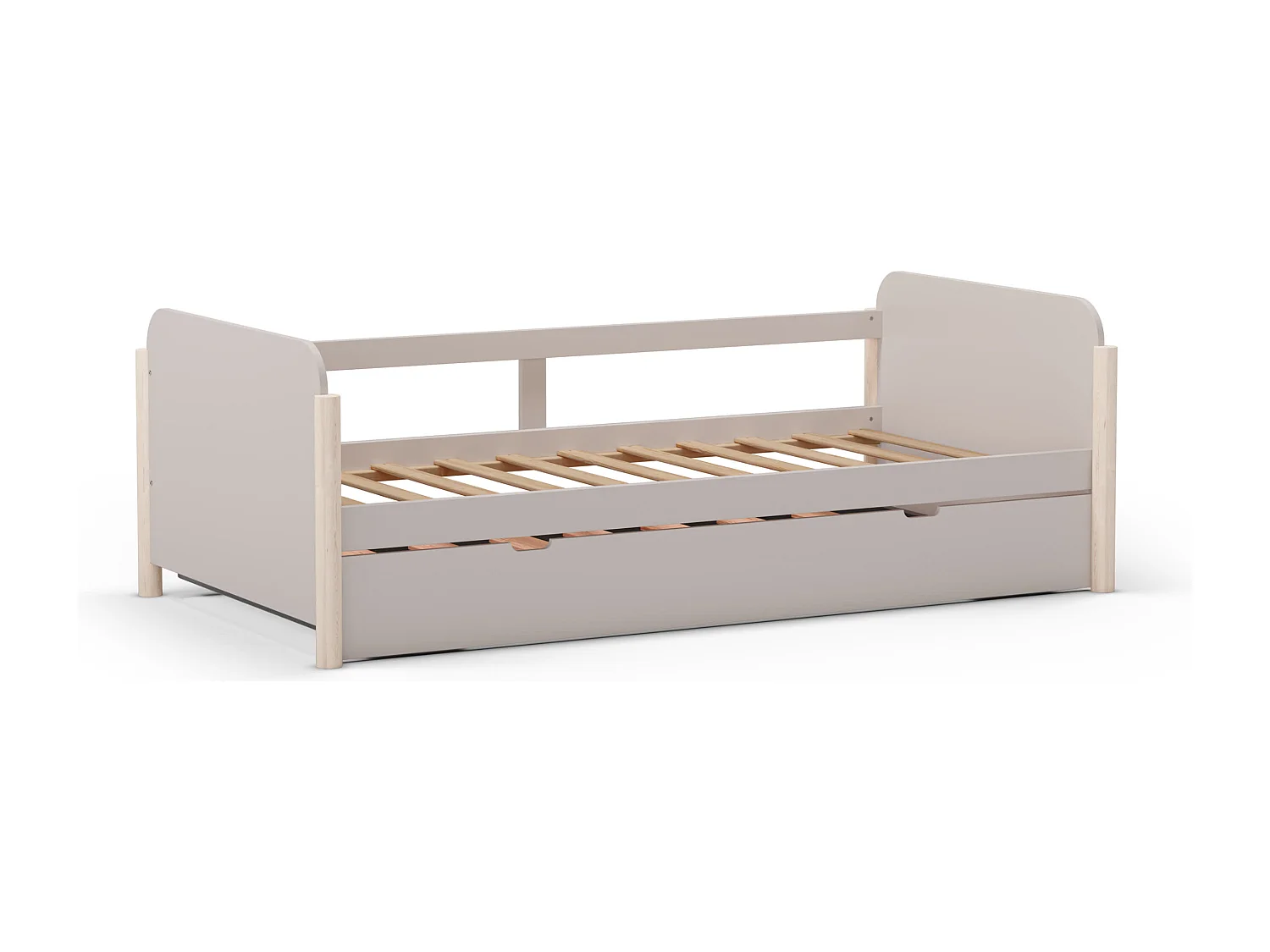 Lit pont gigogne double 203x108 cm