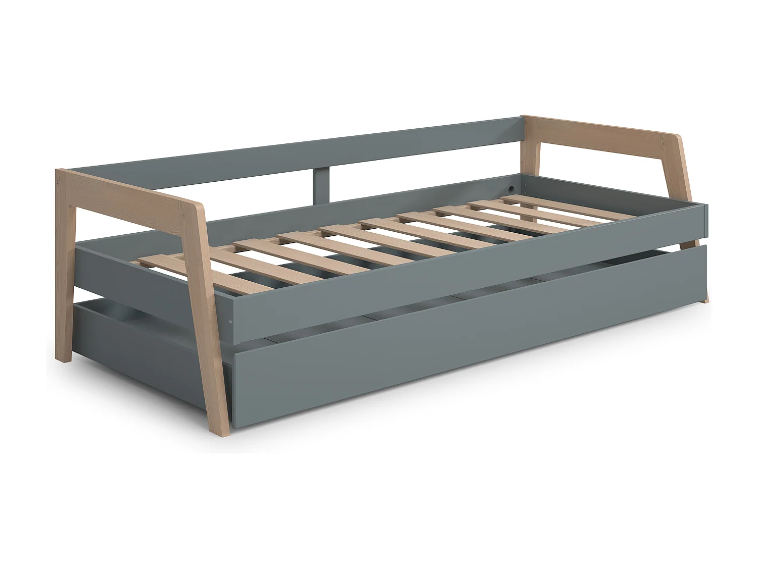 Doppio letto a ponte estraibile 208x96 cm