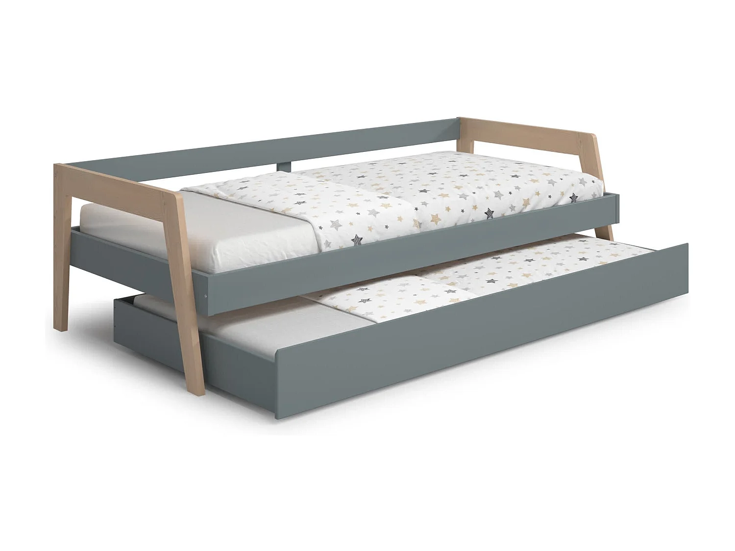 Verlichte pont gigogne dubbel 208x96 cm