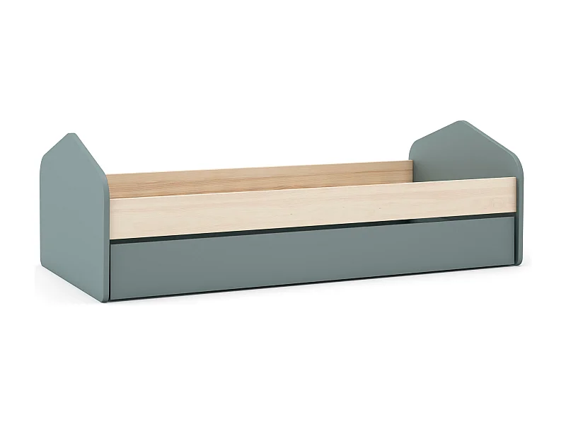 Letto singolo con cassettone estraibile 205x100 cm