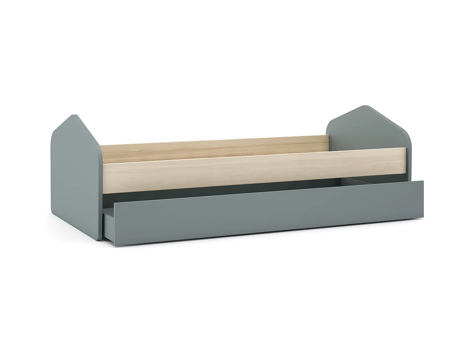 Letto singolo con cassettone estraibile 205x100 cm