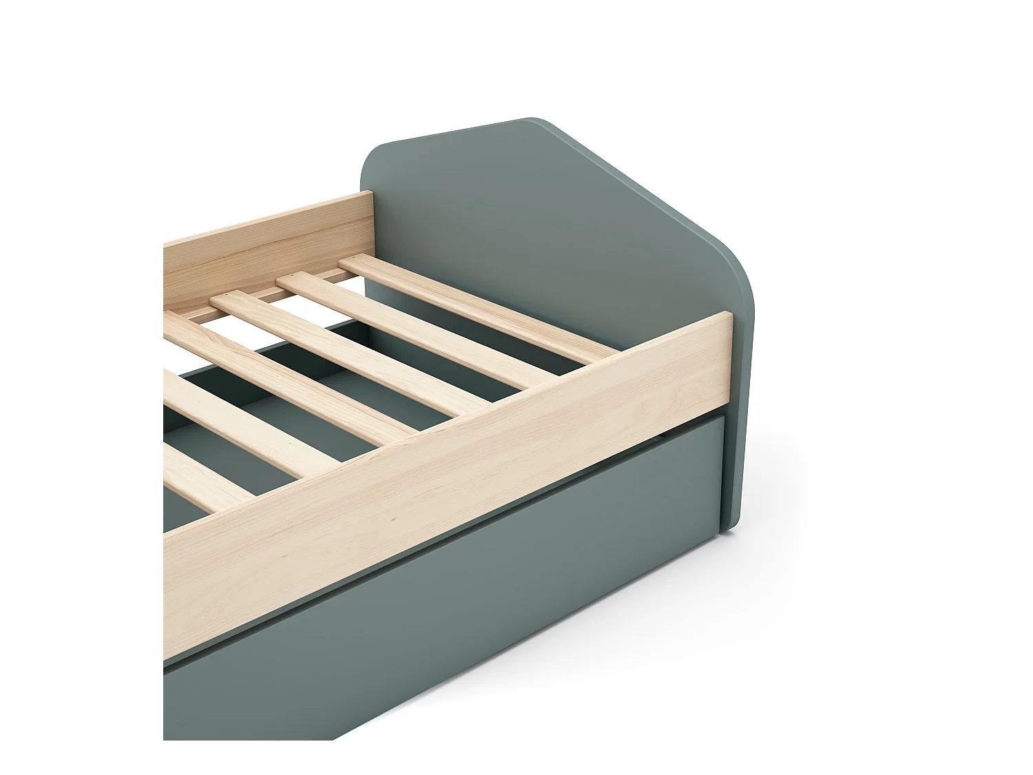 Letto singolo con cassettone estraibile 205x100 cm